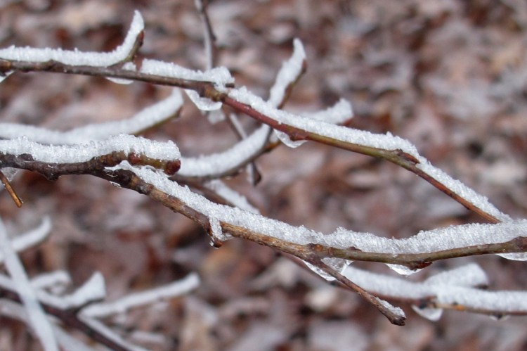 Frosty hiking as temperatures plummet.
