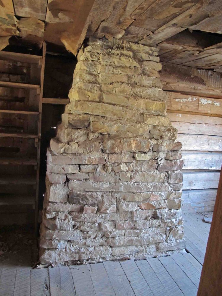 Fireplace in Collier Homestead