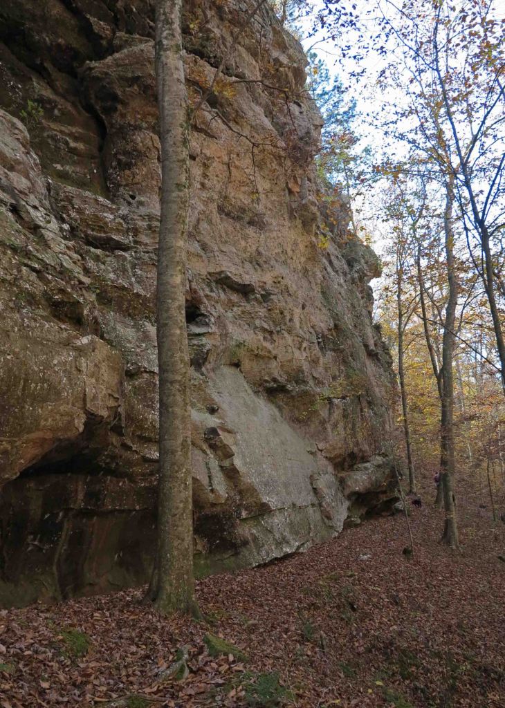 I never tire of walking alongside the bluffs of the Marinoni. 