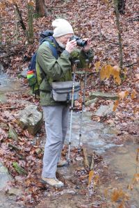 Frank taking a shot. 