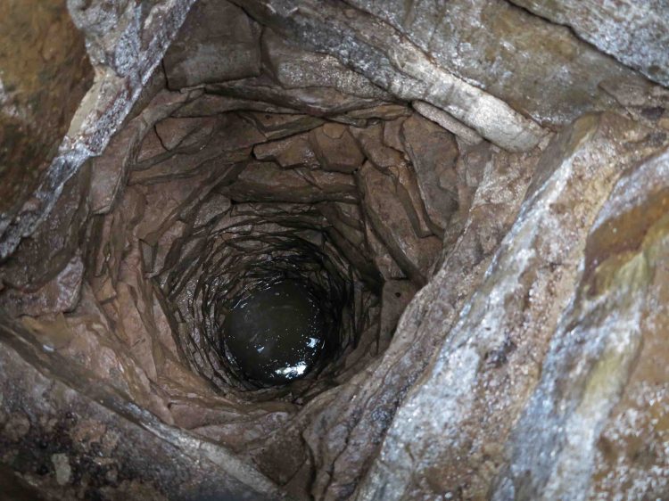 Interior of the well.