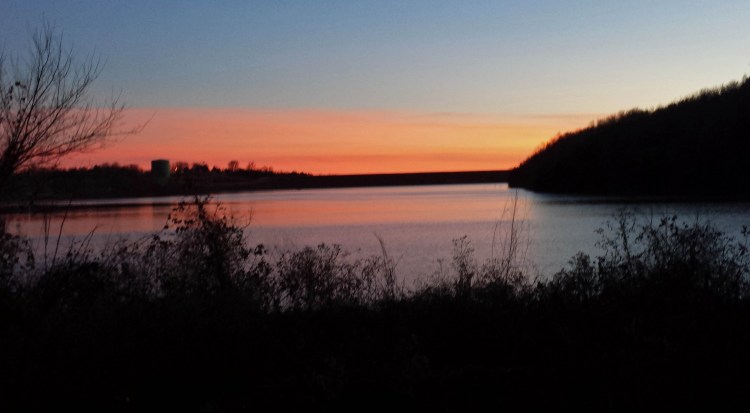 Dusk on the Lake Alma Trail. 