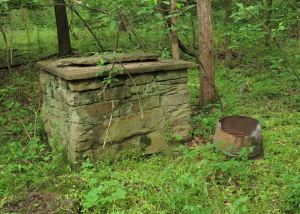 Historic well west of Little Frog Bayou