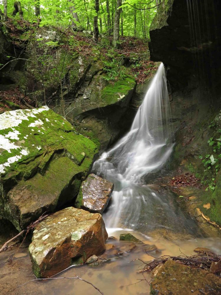 Small falls upstream from Marinoni Falls 