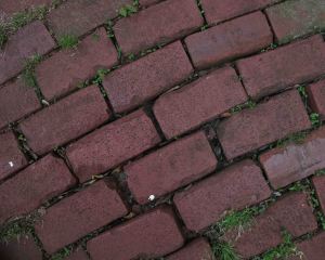 Walkway outside of our room 