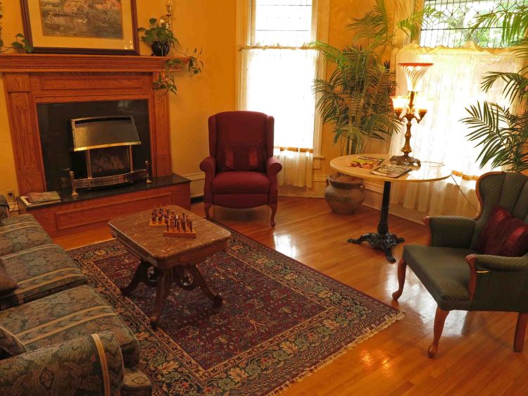 Inside the Walnut Street Inn 