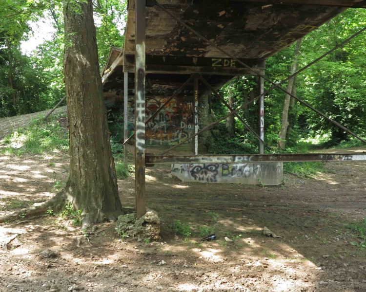 Underneath Flat Creek Bridge