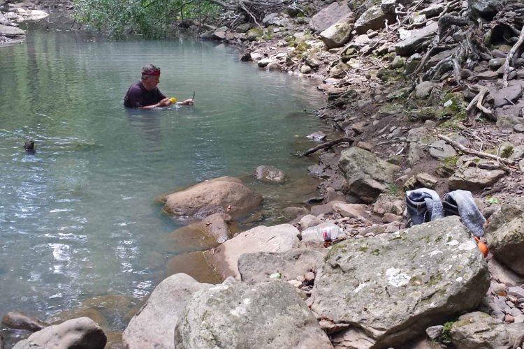 Jack Creek close to mile 6