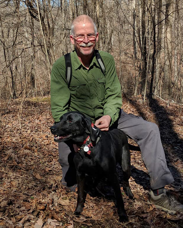 Hiker-dog Jim
