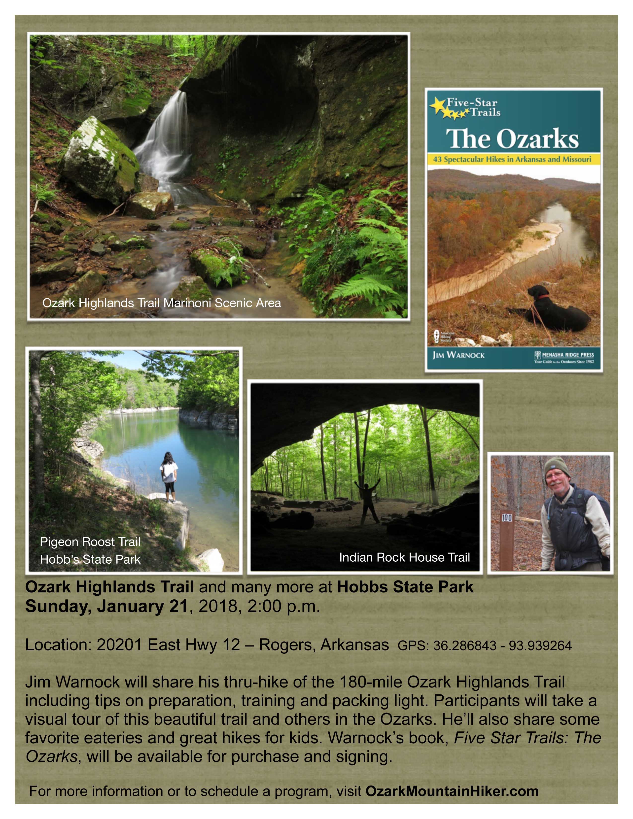 Five Star Trails Poster 012118 Hobbs State Park